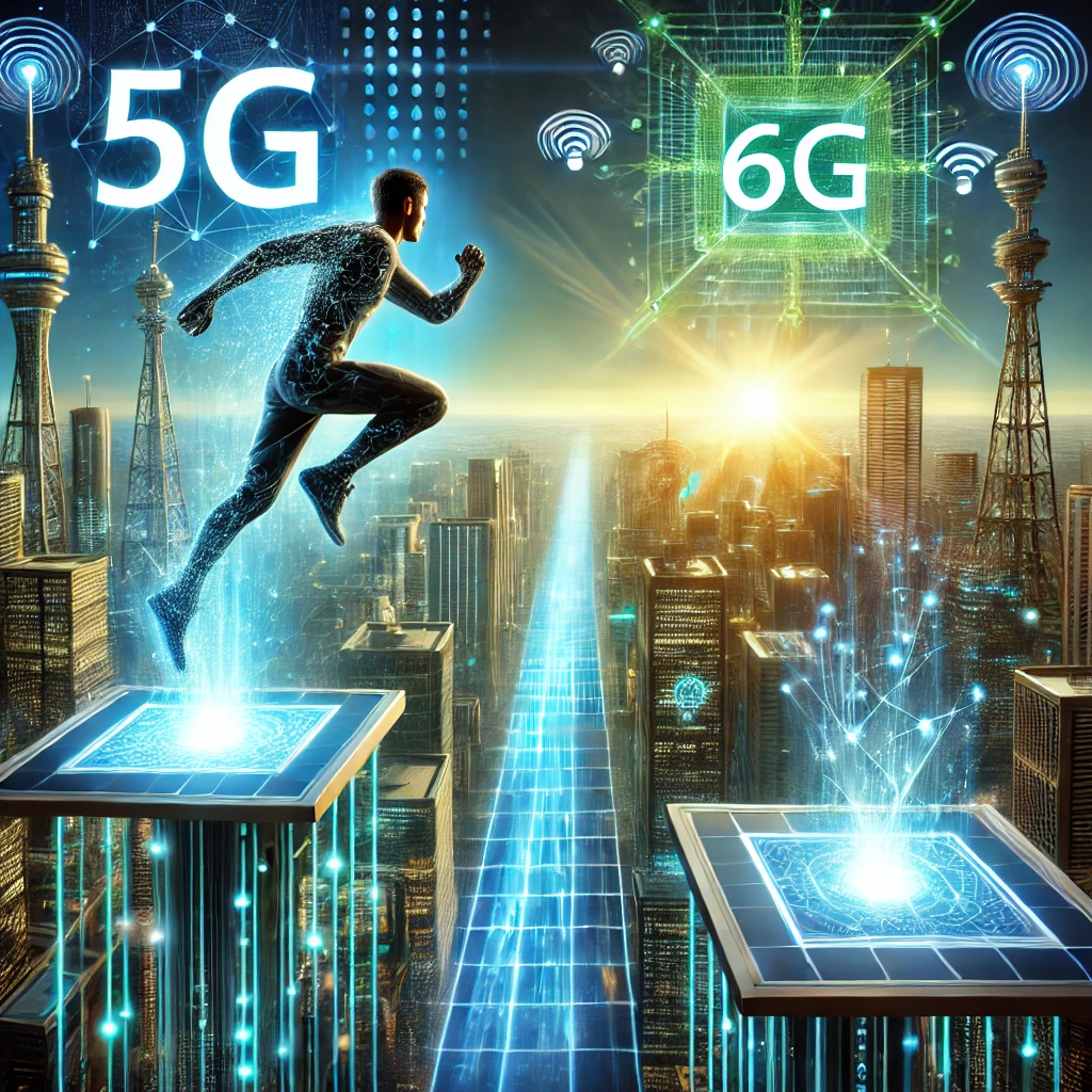 5G and 6G connectivity concept