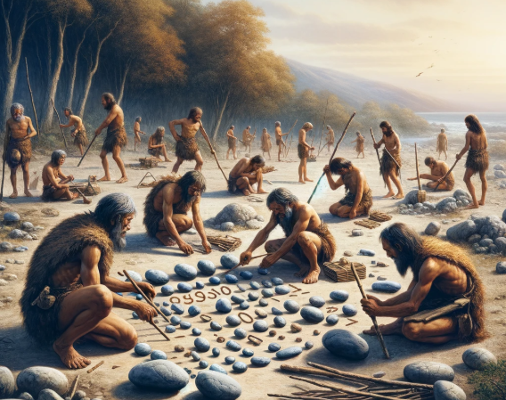 Early Counting Tools - Sticks and Stones