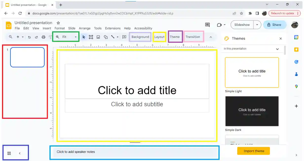 Google Slides design templates and customization